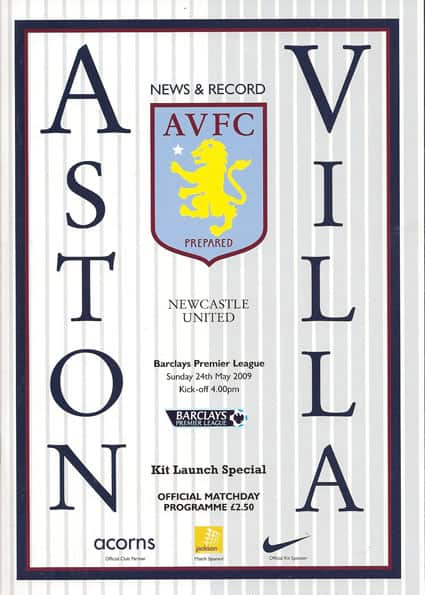 Aston Villa FC v Newcastle United FC